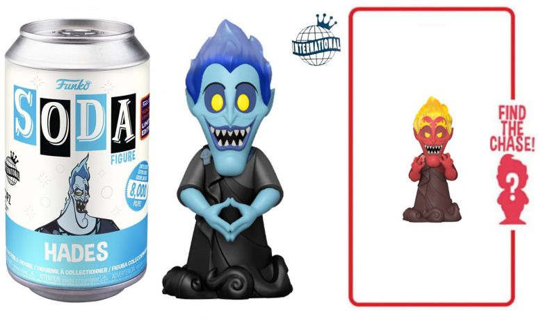 Figurine Funko Soda Hercule [Disney] Hades (Canette Bleue)