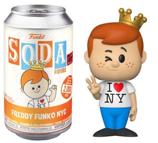 Figurine Funko Soda Freddy Funko Freddy Funko NYCC (Canette Orange)