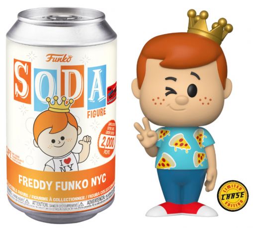 Figurine Funko Soda Freddy Funko Freddy Funko NYCC (Canette Orange) [Chase]