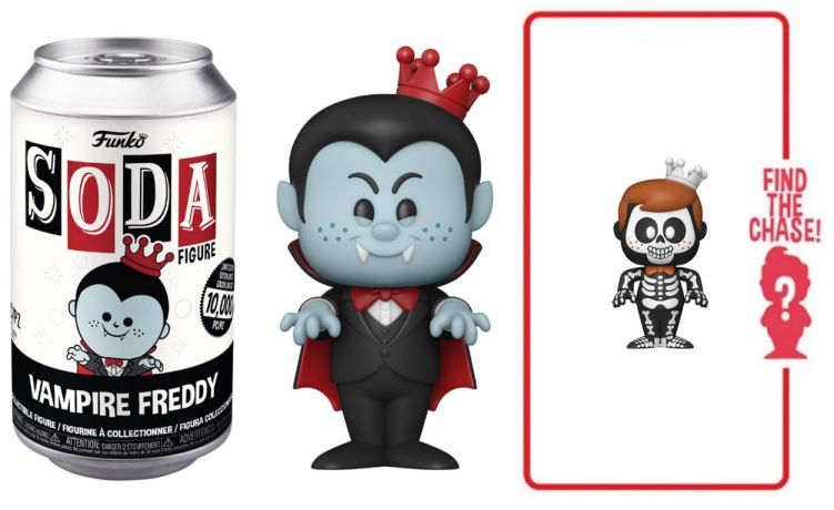 Figurine Funko Soda Freddy Funko Vampire Freddy (Canette Noire)