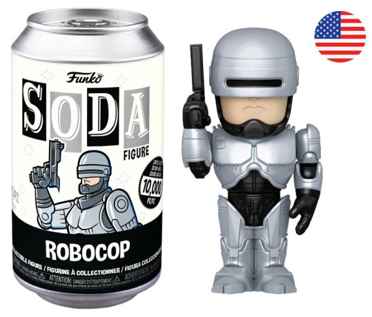 Figurine Funko Soda RoboCop Robocop (Canette Noire)