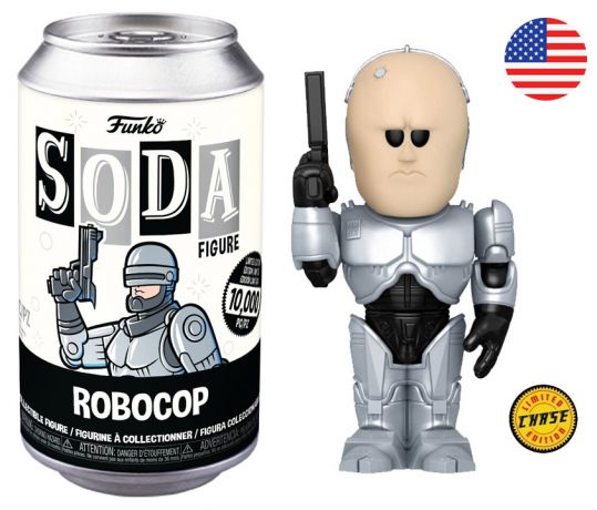 Figurine Funko Soda RoboCop Robocop (Canette Noire) [Chase]