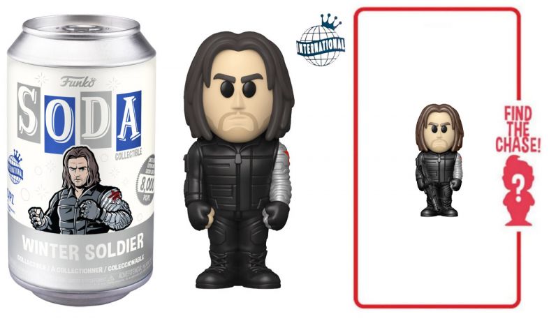 Figurine Funko Soda Captain America : Civil War [Marvel] Soldat d'hiver (Canette Grise)