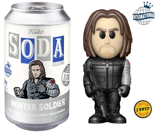 Figurine Funko Soda Captain America : Civil War [Marvel] Soldat d'hiver (Canette Grise) [Chase]