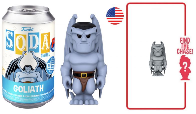 Figurine Funko Soda Gargoyles, les anges de la nuit [Disney] Goliath (Canette Bleue)