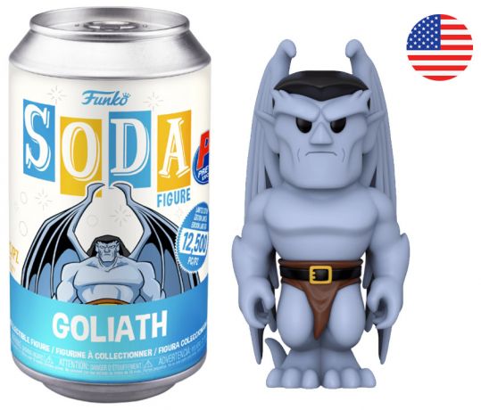 Figurine Funko Soda Gargoyles, les anges de la nuit [Disney] Goliath (Canette Bleue)