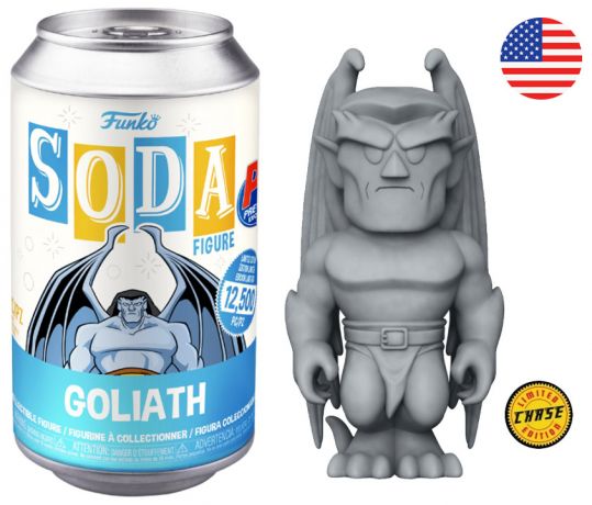 Figurine Funko Soda Gargoyles, les anges de la nuit [Disney] Goliath (Canette Bleue) [Chase]