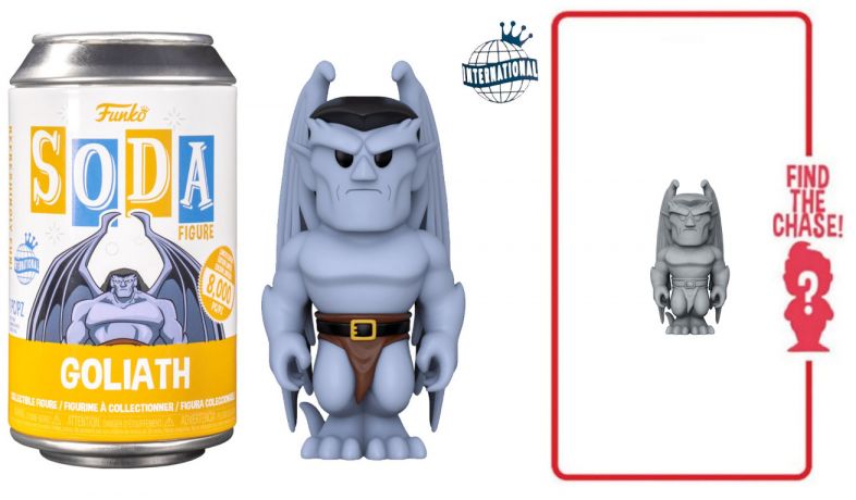 Figurine Funko Soda Gargoyles, les anges de la nuit [Disney] Goliath (Canette Jaune)