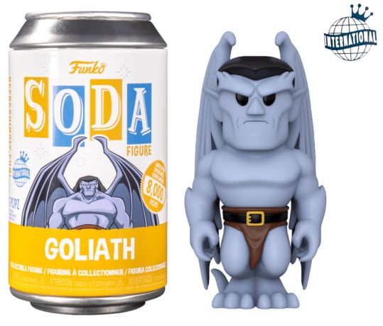Figurine Funko Soda Gargoyles, les anges de la nuit [Disney] Goliath (Canette Jaune)