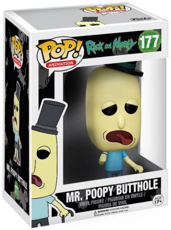 Figurine Funko Pop Rick et Morty #177 Monsieur Boîte à Caca