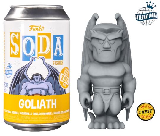 Figurine Funko Soda Gargoyles, les anges de la nuit [Disney] Goliath (Canette Jaune) [Chase]