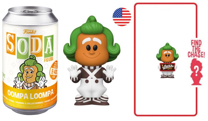 Figurine Funko Soda Charlie et la Chocolaterie Oompa Loompa (Canette Orange)