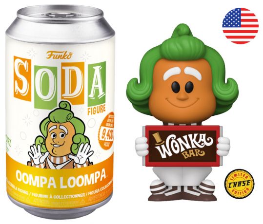 Figurine Funko Soda Charlie et la Chocolaterie Oompa Loompa (Canette Orange) [Chase]