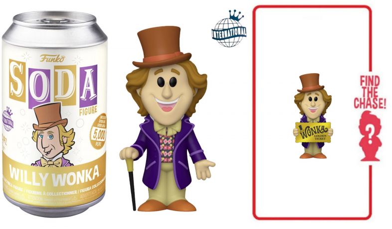 Figurine Funko Soda Charlie et la Chocolaterie Willy Wonka (Canette Jaune)