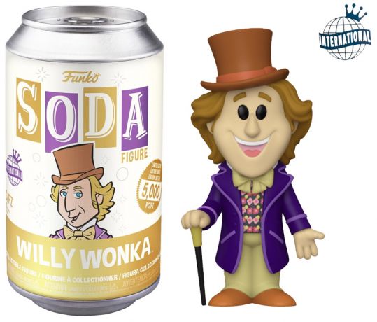 Figurine Funko Soda Charlie et la Chocolaterie Willy Wonka (Canette Jaune)