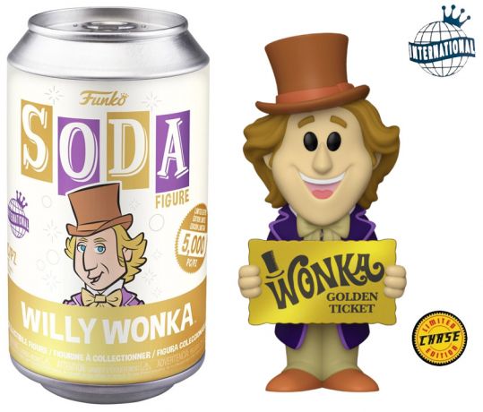 Figurine Funko Soda Charlie et la Chocolaterie Willy Wonka (Canette Jaune) [Chase]