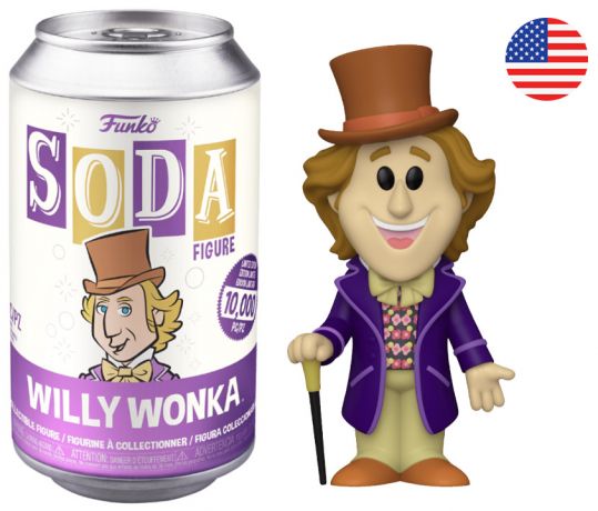 Figurine Funko Soda Charlie et la Chocolaterie Willy Wonka (Canette Violette) 