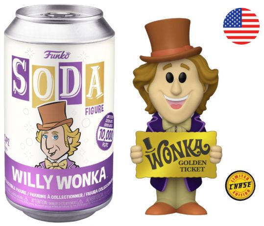 Figurine Funko Soda Charlie et la Chocolaterie Willy Wonka (Canette Violette) [Chase]
