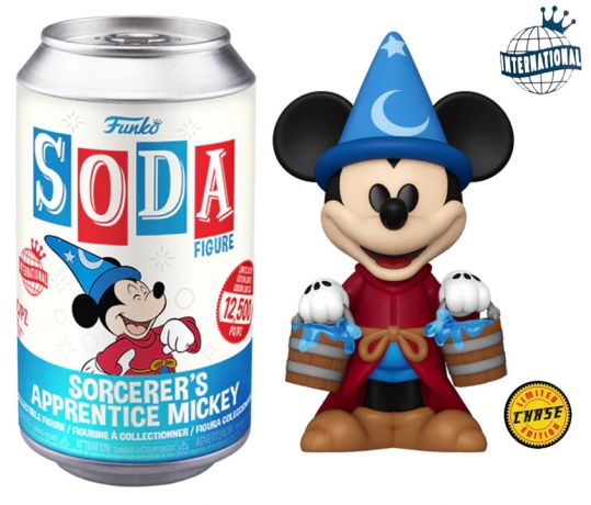 Figurine Funko Soda Fantasia [Disney] L'Apprenti sorcier Mickey (Canette Bleue) [Chase]