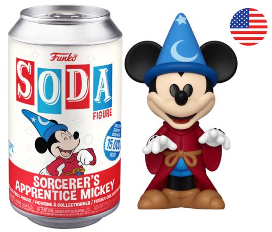 Figurine Funko Soda Fantasia [Disney] L'Apprenti sorcier Mickey (Canette Rouge)