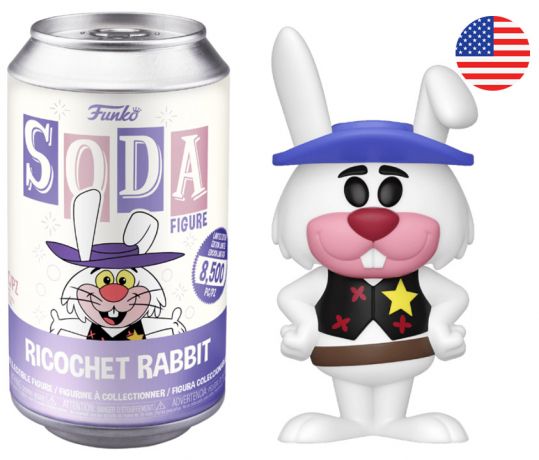 Figurine Funko Soda Hanna-Barbera Ricochet Rabbit (Canette Violette)