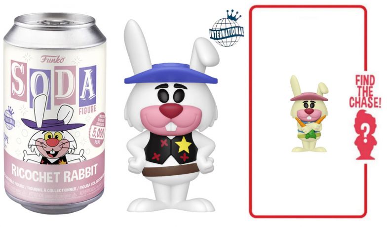 Figurine Funko Soda Hanna-Barbera Ricochet Rabbit (Canette Rose)