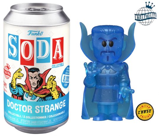 Figurine Funko Soda Marvel Comics Doctor Strange (Canette Bleue) [Chase]