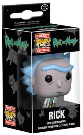 Figurine Funko Pop Rick et Morty Rick - Porte-clés