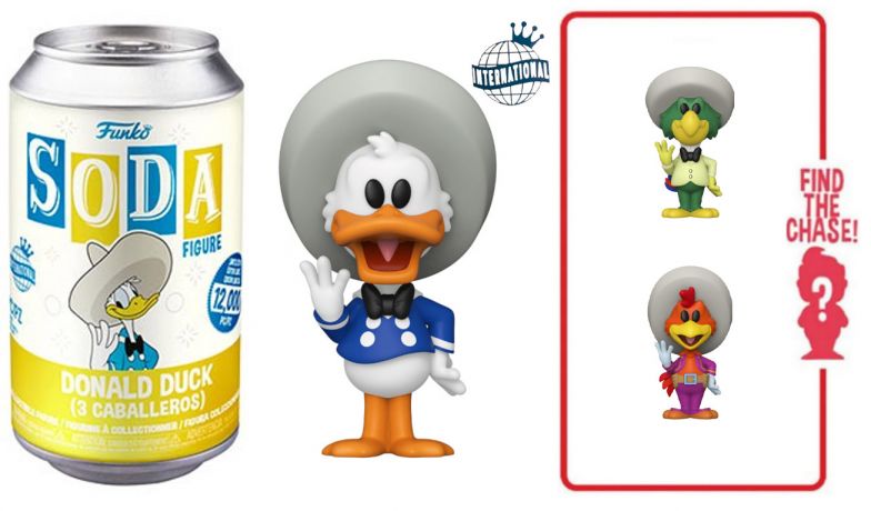 Figurine Funko Soda Disney Donald Duck - 3 Caballeros (Canette Jaune)