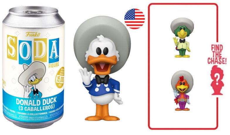Figurine Funko Soda Disney Donald Duck - 3 Caballeros (Canette Bleue)