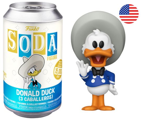 Figurine Funko Soda Disney Donald Duck - 3 Caballeros (Canette Bleue)