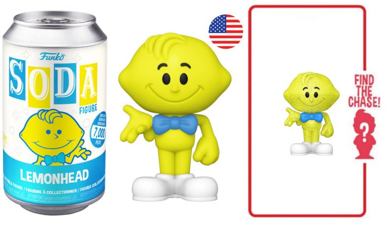 Figurine Funko Soda Icônes de Pub Lemonhead (Canette Bleue)