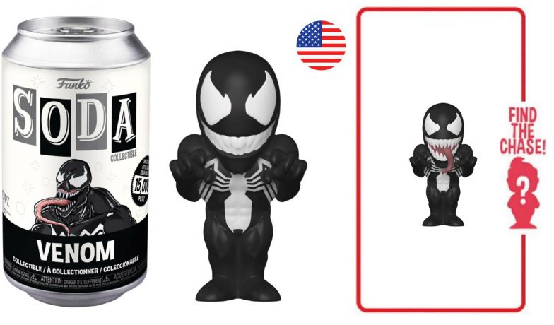 Figurine Funko Soda Marvel Comics Venom (Canette Noire)