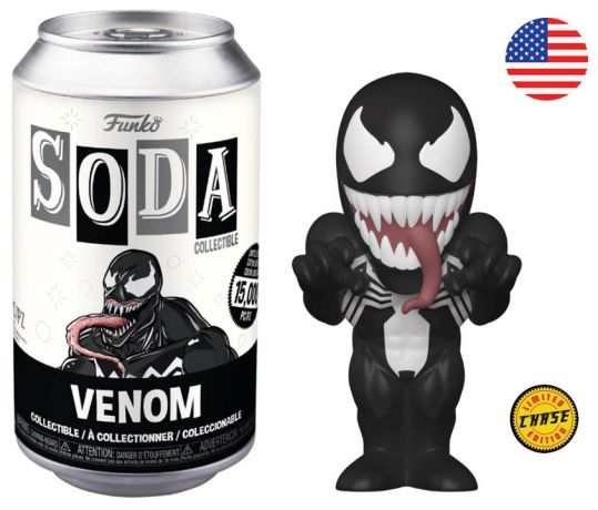 Figurine Funko Soda Marvel Comics Venom (Canette Noire) [Chase]