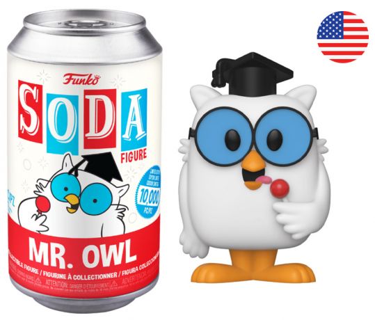 Figurine Funko Soda Icônes de Pub Mr. Owl (Canette Rouge)