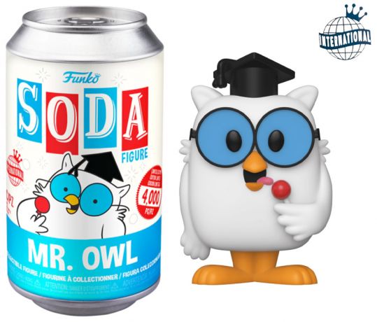 Figurine Funko Soda Icônes de Pub Mr. Owl (Canette Bleue)