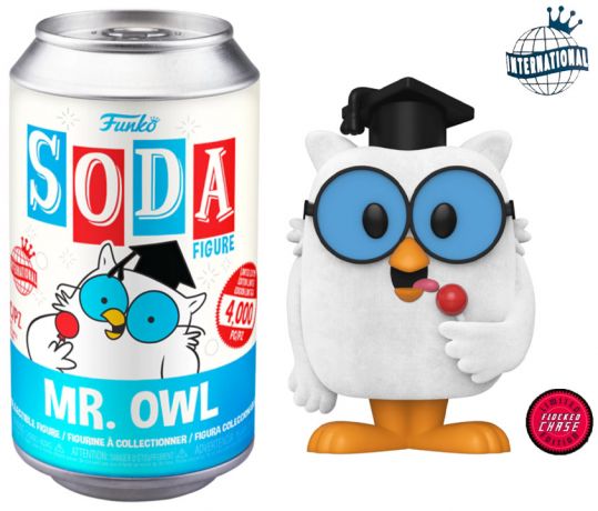 Figurine Funko Soda Icônes de Pub Mr. Owl (Canette Bleue) [Chase]