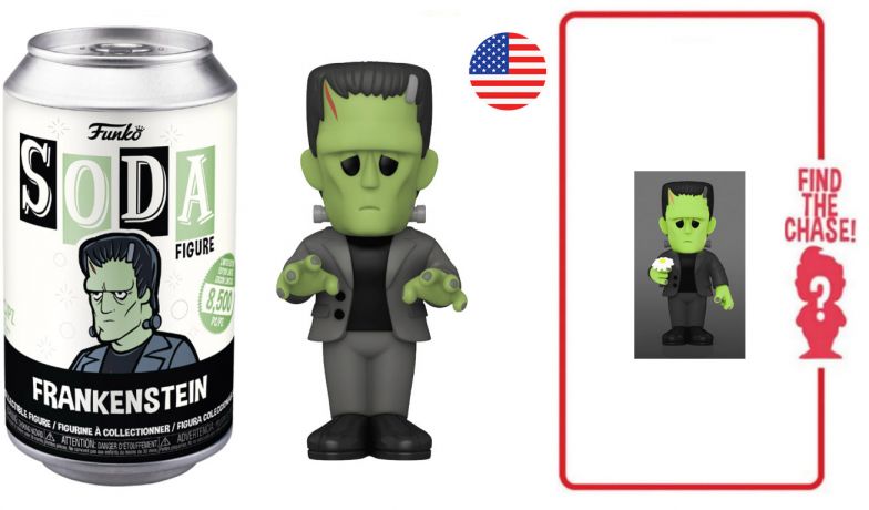 Figurine Funko Soda Universal Monsters Frankenstein (Canette Noire)