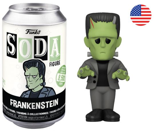 Figurine Funko Soda Universal Monsters Frankenstein (Canette Noire)