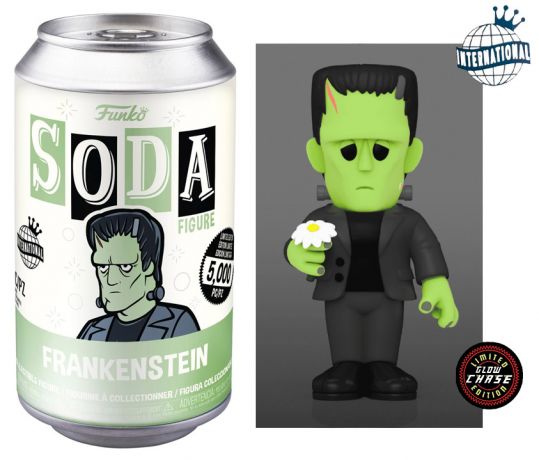 Figurine Funko Soda Universal Monsters Frankenstein (Canette Verte) [Chase]