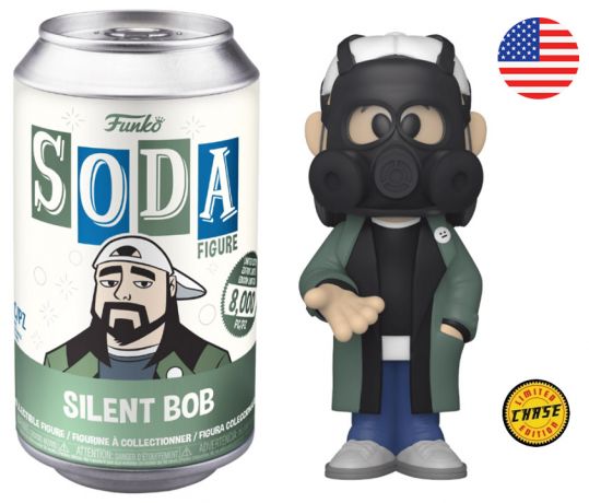 Figurine Funko Soda Comic Book Men Silent Bob (Canette Verte) [Chase]