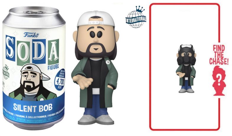 Figurine Funko Soda Comic Book Men Silent Bob (Canette Bleue)