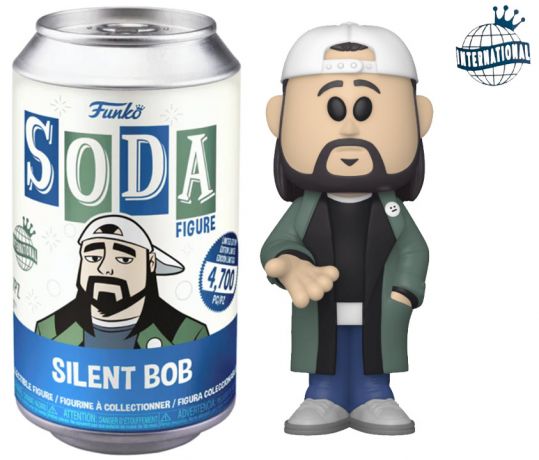 Figurine Funko Soda Comic Book Men Silent Bob (Canette Bleue)
