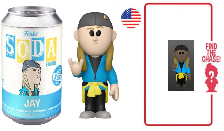 Figurine Funko Soda Comic Book Men Jay (Canette Bleue)