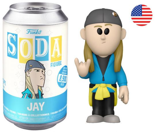 Figurine Funko Soda Comic Book Men Jay (Canette Bleue)
