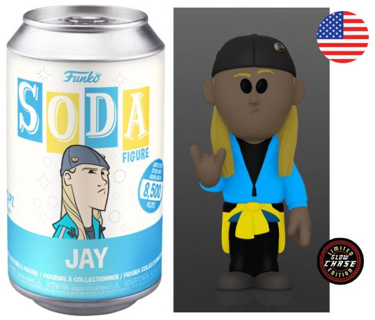 Figurine Funko Soda Comic Book Men Jay (Canette Bleue) [Chase]