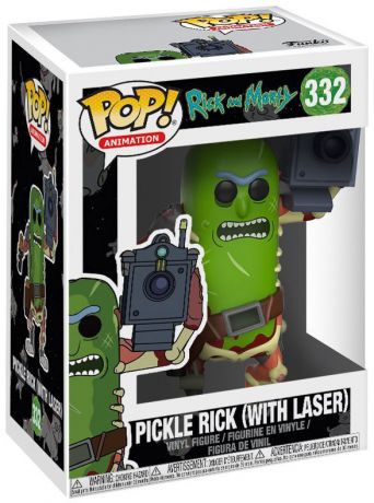 Figurine Funko Pop Rick et Morty #332 Rick Cornichon - Avec laser