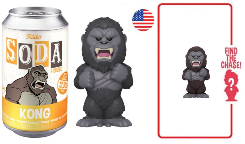 Figurine Funko Soda Godzilla vs Kong Kong (Canette Orange)