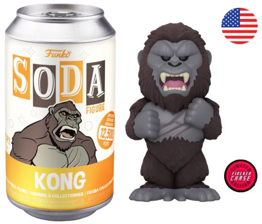 Figurine Funko Soda Godzilla vs Kong Kong (Canette Orange) [Chase]