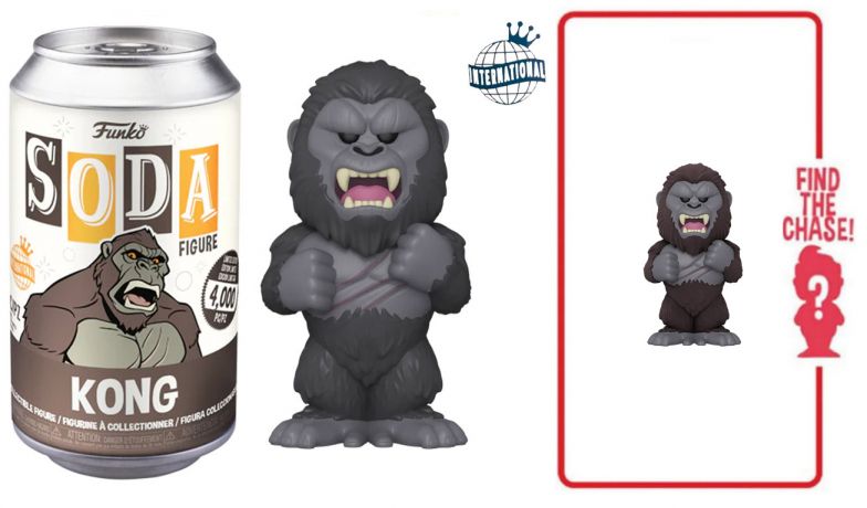 Figurine Funko Soda Godzilla vs Kong Kong (Canette Marron)